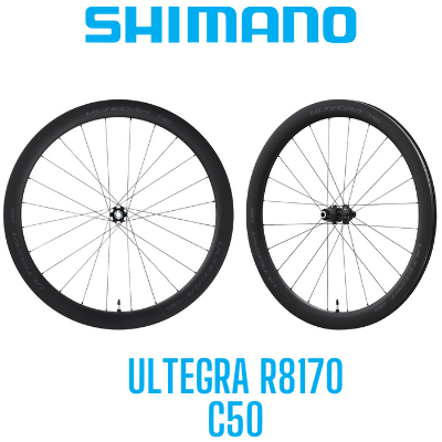 Shimano Ultegra WH-R8170 Jant Seti | 11/12S | Karbon | Tubeless | Disk | Ön/Arka Set 60 mm
