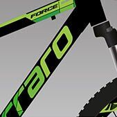 Carraro 26'' Force 600 21-V V-Fren Dağ Bisikleti 43 Cm - Mat Siyah-Yeşil-Gümüş