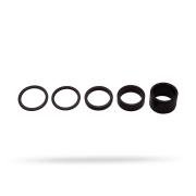 Pro Spacers Set Alüminyum Siyah 2/5/10/20mm 1-1/8 inc