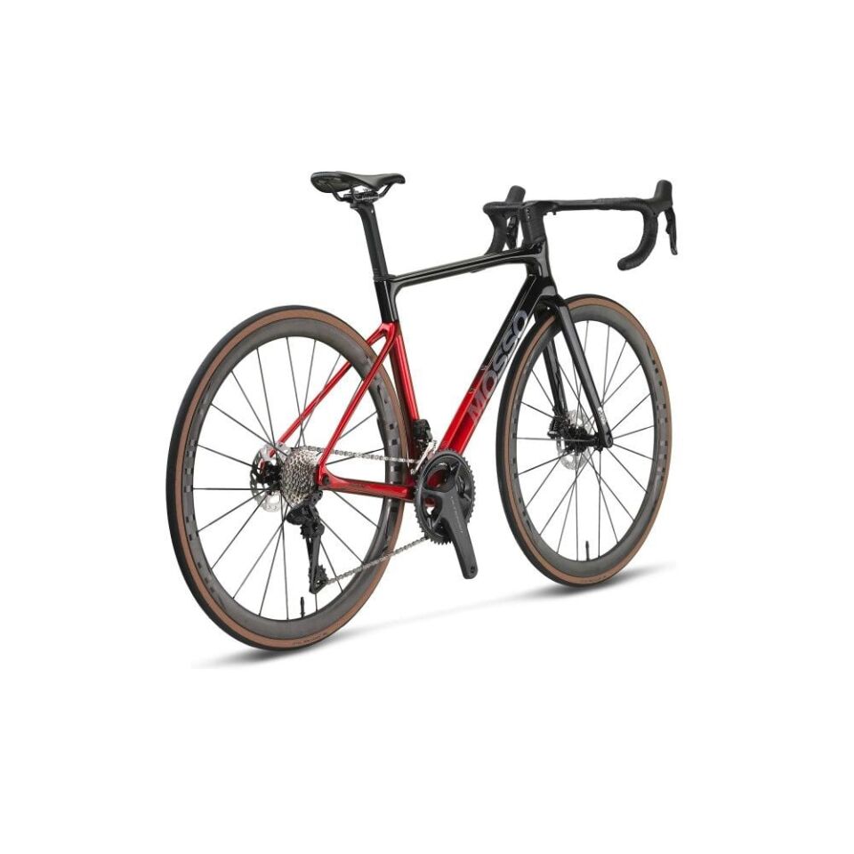 Mosso Falcon SR8.0 - ULTEGRA Di2 Siyah - Kırmızı - Large - 56 Cm