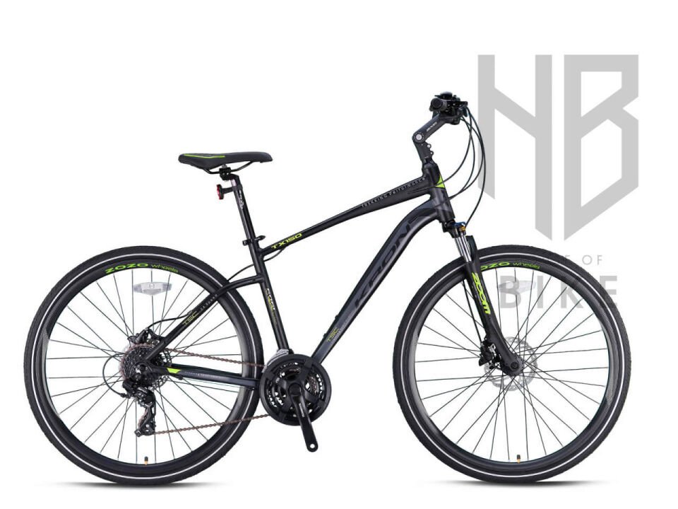Kron TX150 28'' 24-Vites Trekking Bisiklet - H.Disk Mat Haki/Açık Sarı/Siyah - 16'
