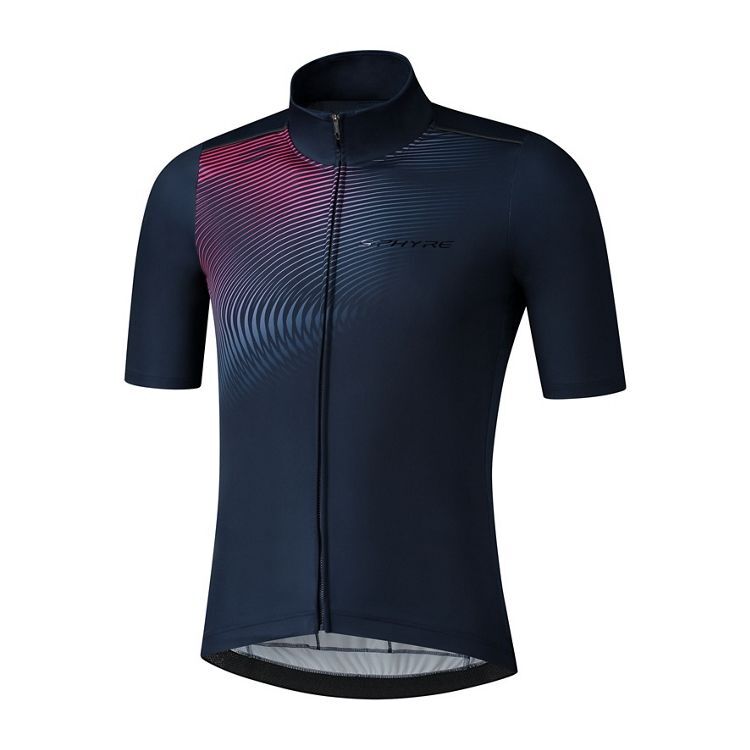 Shimano S-PHYRE Kısa Kollu Printed Kışlık Rüzgarlık Ceket Siyah/Kırmızı - Large