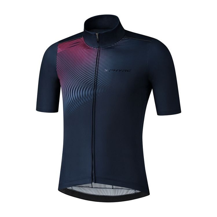 Shimano S-PHYRE Kısa Kollu Printed Kışlık Rüzgarlık Ceket Siyah/Kırmızı - XLarge