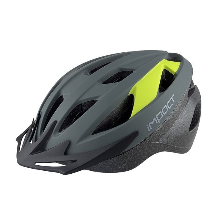 Impact VERNION Işıklı Kask Siyah/Mavi - Medium
